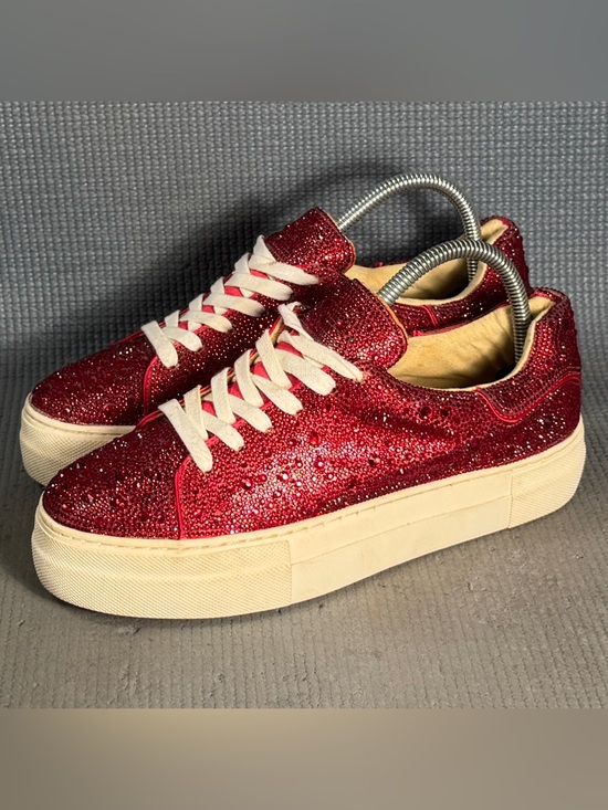 Betsey Johnson Shoes - Betsey Johnson Sidny Rhinestone Embellished Family Platform Shoes Women’s Size 8